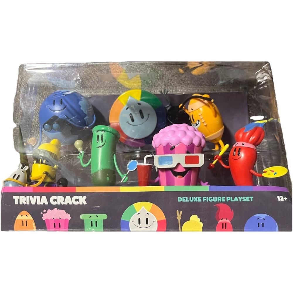 Brand New Trivia Crack Game Deluxe Figure Playset Etermax